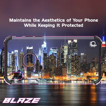 Cargar imagen en el visor de la galería, iPhone X Case, Punkcase [BLAZE SERIES] Protective Cover W/ PunkShield Screen Protector [Shockproof] [Slim Fit] for Apple iPhone 10 [Black] (Color in image: Silver)
