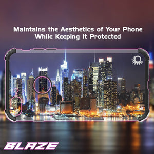 iPhone 7 PLUS Case, Punkcase [BLAZE SERIES] Protective Cover W/ PunkShield Screen Protector [Shockproof] [Slim Fit] for Apple iPhone 7 PLUS [Black] (Color in image: Red)