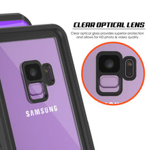 Cargar imagen en el visor de la galería, Galaxy S9 Waterproof Case, Punkcase [Extreme Series] [Slim Fit] [IP68 Certified] [Shockproof] [Snowproof] [Dirproof] Armor Cover W/ Built In Screen Protector for Samsung Galaxy S9 [Purple] (Color in image: Black)

