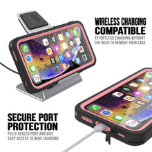 Cargar imagen en el visor de la galería, iPhone 11 Waterproof Case, Punkcase [Extreme Series] Armor Cover W/ Built In Screen Protector [Pink] (Color in image: Light Blue)

