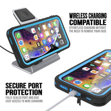 Cargar imagen en el visor de la galería, iPhone 11 Waterproof Case, Punkcase [Extreme Series] Armor Cover W/ Built In Screen Protector [Light Blue] (Color in image: White)
