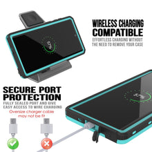 Load image into Gallery viewer, PunkCase Galaxy Note 10+ Plus Waterproof Case, [KickStud Series] Armor Cover [Teal] (Color in image: Red)
