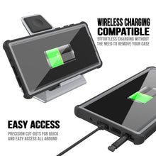 Cargar imagen en el visor de la galería, Punkcase Galaxy Note 10 Case, [Spartan Series] Black Rugged Heavy Duty Cover W/Built in Screen Protector (Color in image: Teal)
