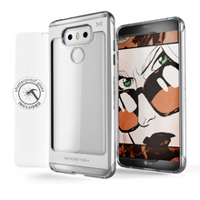 Cargar imagen en el visor de la galería, LG G6 Case, Ghostek® Cloak 2.0 Silver Series w/ Explosion-Proof Screen Protector | Aluminum Frame (Color in image: Red)
