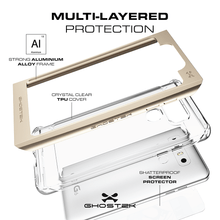 Cargar imagen en el visor de la galería, MULTI-LAYERED PROTECTION Aluminium STRONG ALUMINIUM ALLOY FRAME CRYSTAL CLEAR TPU COVER BLSOrS 
