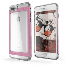 Load image into Gallery viewer, iPhone 8+ Plus Case, Ghostek® Cloak 2.0 Series for Apple iPhone 8+ Plus Slim Protective Pink Armor Case Cover (Color in image: Pink)
