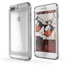 Cargar imagen en el visor de la galería, iPhone 7+ Plus Case, Ghostek® Cloak 2.0 Silver Series w/ Screen Protector | Aluminum Frame (Color in image: Silver)
