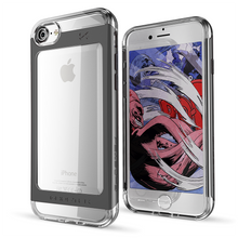 Cargar imagen en el visor de la galería, iPhone 7 Case, Ghostek® Cloak 2.0 Black w/ ExplosionProof Screen Protector | Aluminum Frame (Color in image: Black)
