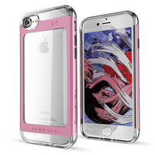 Cargar imagen en el visor de la galería, iPhone 8 Case, Ghostek® Cloak 2.0 Series for Apple iPhone 8 Slim Protective Armor Case Cover | Explosion-Proof Screen Protector | Aluminum Frame | TPU Shell | Warranty | Ultra Fit (Pink) (Color in image: Pink)
