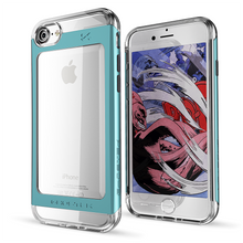 Cargar imagen en el visor de la galería, iPhone 8 Case, Ghostek® Cloak 2.0 Series for Apple iPhone 8 Slim Protective Armor Case Cover | Explosion-Proof Screen Protector | Aluminum Frame | TPU Shell | Warranty | Ultra Fit (Teal) (Color in image: Gold)
