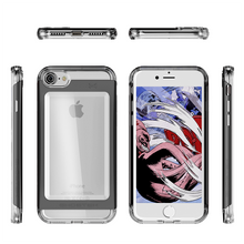 Load image into Gallery viewer, iPhone 8 Case, Ghostek® Cloak 2.0 Series for Apple iPhone 8 Slim Protective Armor Case Cover | Explosion-Proof Screen Protector | Aluminum Frame | TPU Shell | Warranty | Ultra Fit (Black) (Color in image: Silver)
