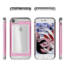 Cargar imagen en el visor de la galería, iPhone 8 Case, Ghostek® Cloak 2.0 Series for Apple iPhone 8 Slim Protective Armor Case Cover | Explosion-Proof Screen Protector | Aluminum Frame | TPU Shell | Warranty | Ultra Fit (Pink) (Color in image: Red)
