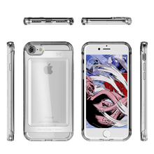 Cargar imagen en el visor de la galería, iPhone 8 Case, Ghostek® Cloak 2.0 Series for Apple iPhone 8 Slim Protective Armor Case Cover | Explosion-Proof Screen Protector | Aluminum Frame | TPU Shell | Warranty | Ultra Fit (Silver) (Color in image: Red)
