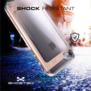 iPhone 8 Case, Ghostek® Cloak 2.0 Series for Apple iPhone 8 Slim Protective Armor Case Cover | Explosion-Proof Screen Protector | Aluminum Frame | TPU Shell | Warranty | Ultra Fit (Gold) 