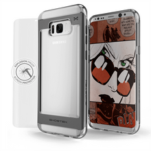 Cargar imagen en el visor de la galería, Galaxy S8 Case, Ghostek® Cloak 2.0 Black w/ ExplosionProof Screen Protector | Aluminum Frame (Color in image: Black)
