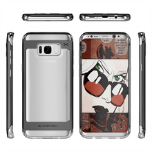Cargar imagen en el visor de la galería, Galaxy S8 Case, Ghostek® Cloak 2.0 Black w/ ExplosionProof Screen Protector | Aluminum Frame (Color in image: Silver)
