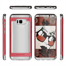 Cargar imagen en el visor de la galería, Galaxy S8 Plus Case, Ghostek® 2.0 Red Series w/ Explosion-Proof Screen Protector | Aluminum Frame (Color in image: Pink)
