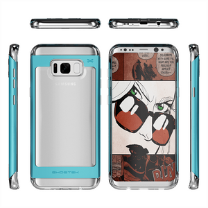 Galaxy S8 Plus Case, Ghostek® 2.0 Teal Series w/ Explosion-Proof Screen Protector | Aluminum Frame (Color in image: Red)