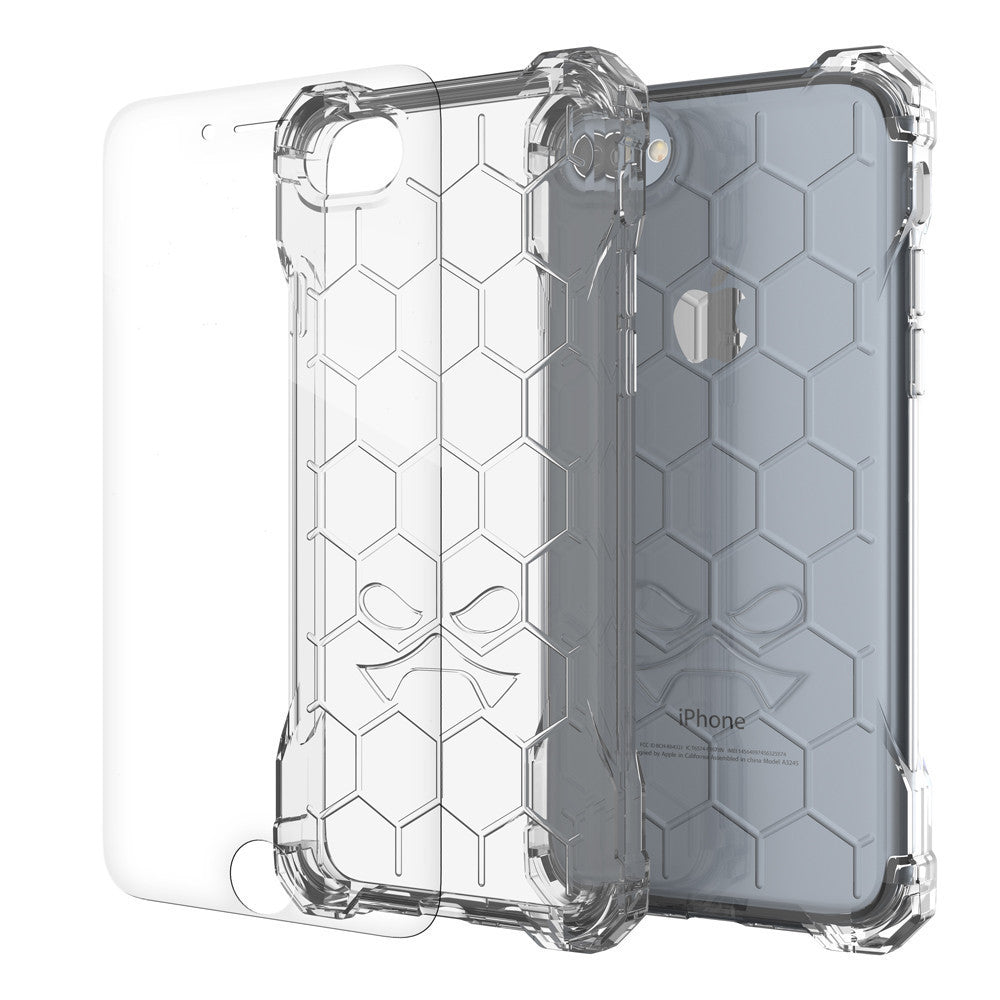 iPhone 7 Plus Case, Ghostek® Covert Clear, Premium Impact Protective Armor | Warranty (Color in image: clear)