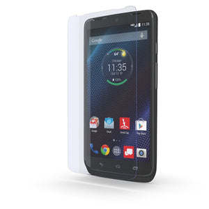 Motorola DROID TURBO Screen Protector, Ghostek Glass Armor Tempered Glass Protector 0.33mm Thick 9H (Color in image: clear)