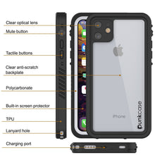 Cargar imagen en el visor de la galería, iPhone 11 Waterproof Case, Punkcase [Extreme Series] Armor Cover W/ Built In Screen Protector [White] (Color in image: Light Green)
