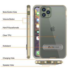 Cargar imagen en el visor de la galería, iPhone 11 Pro Case, PUNKcase [LUCID 3.0 Series] [Slim Fit] Armor Cover w/ Integrated Screen Protector [Gold] (Color in image: Blue)
