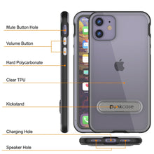 Cargar imagen en el visor de la galería, iPhone 12 Case, PUNKcase [LUCID 3.0 Series] [Slim Fit] Protective Cover w/ Integrated Screen Protector [Black] (Color in image: Blue)
