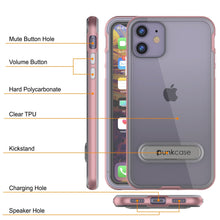 Cargar imagen en el visor de la galería, iPhone 12 Case, PUNKcase [LUCID 3.0 Series] [Slim Fit] Protective Cover w/ Integrated Screen Protector [Rose Gold] (Color in image: Black)
