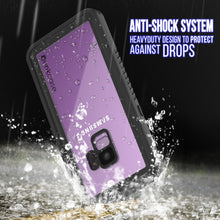 Cargar imagen en el visor de la galería, Galaxy S9 Waterproof Case, Punkcase [Extreme Series] [Slim Fit] [IP68 Certified] [Shockproof] [Snowproof] [Dirproof] Armor Cover [White] (Color in image: Black)

