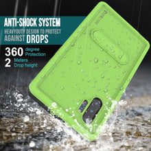 Load image into Gallery viewer, PunkCase Galaxy Note 10+ Plus Waterproof Case, [KickStud Series] Armor Cover [Light-Green] (Color in image: Light Blue)
