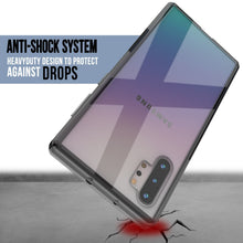Load image into Gallery viewer, Galaxy Note 10+ Plus Punkcase Lucid-2.0 Series Slim Fit Armor Crystal Black Case Cover (Color in image: Light Blue)
