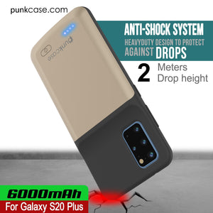 PunkJuice S20+ Plus Battery Case Gold - Fast Charging Power Juice Bank with 6000mAh (Color in image: Red)