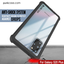 Load image into Gallery viewer, PunkCase Galaxy S20+ Plus Case, [Spartan Series] Clear Rugged Heavy Duty Cover W/Built in Screen Protector [Black] (Color in image: white)
