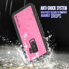 Cargar imagen en el visor de la galería, Galaxy S9 Plus Waterproof Case PunkCase StudStar Pink Thin 6.6ft Underwater IP68 Shock/Snow Proof (Color in image: red)
