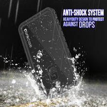 Cargar imagen en el visor de la galería, Galaxy S9 Waterproof Case PunkCase StudStar Black Thin 6.6ft Underwater IP68 Shock/Snow Proof (Color in image: red)
