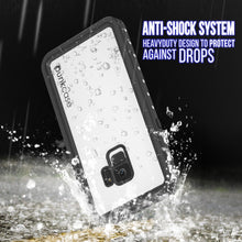 Cargar imagen en el visor de la galería, Galaxy S9 Waterproof Case, Punkcase StudStar White Thin 6.6ft Underwater IP68 Shock/Snow Proof (Color in image: red)
