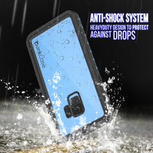 Cargar imagen en el visor de la galería, Galaxy S9 Waterproof Case PunkCase StudStar Light Blue Thin 6.6ft Underwater IP68 ShockProof (Color in image: red)
