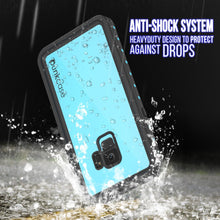 Cargar imagen en el visor de la galería, Galaxy S9 Waterproof Case PunkCase StudStar Teal Thin 6.6ft Underwater IP68 Shock/Snow Proof (Color in image: red)
