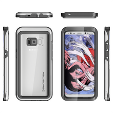 Cargar imagen en el visor de la galería, Galaxy S8 Waterproof Case, Ghostek Atomic 3 Series| Underwater | Shockproof | Dirt-proof | Snow-proof | Aluminum Frame | Ultra Fit | (Silver) (Color in image: Pink)
