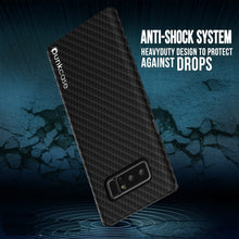 Cargar imagen en el visor de la galería, Galaxy Note 8 Case, Punkcase CarbonShield, Heavy Duty with PUNKSHIELD Screen Protector for Samsung Note 8 [jet black] 
