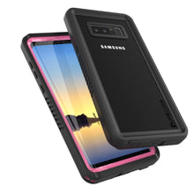 Cargar imagen en el visor de la galería, Galaxy Note 8 Waterproof Case, Punkcase [Extreme Series] [Slim Fit] [IP68 Certified] [Shockproof] [Snowproof] [Dirproof] Armor Cover W/ Built In Screen Protector for Samsung Galaxy Note 8 [Pink] (Color in image: red)

