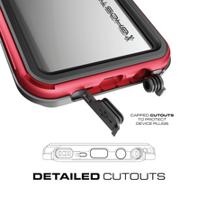 Cargar imagen en el visor de la galería, Galaxy S8 Waterproof Case, Ghostek Atomic 3 Series |Shockproof | Dirt-proof | Snow-proof | Aluminum Frame |(Black) (Color in image: Pink)
