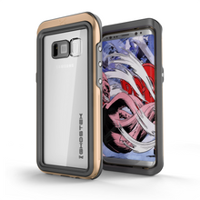 Cargar imagen en el visor de la galería, Galaxy S8 Waterproof Case, Ghostek Atomic 3 Series| Underwater | Shockproof | Dirt-proof | Snow-proof | Aluminum Frame | Ultra Fit | Swimming | (Gold) (Color in image: Gold)
