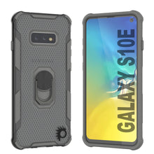 Cargar imagen en el visor de la galería, Funda Punkcase para Galaxy S10e [Serie Magnetix 2.0] Cubierta transparente de TPU protectora con soporte para teléfono [Gris]
