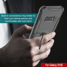 Cargar imagen en el visor de la galería, Funda Punkcase para Galaxy S10e [Serie Magnetix 2.0] Cubierta transparente de TPU protectora con soporte para teléfono [Gris]
