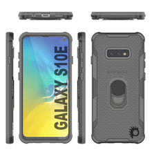 Cargar imagen en el visor de la galería, Funda Punkcase para Galaxy S10e [Serie Magnetix 2.0] Cubierta transparente de TPU protectora con soporte para teléfono [Gris]
