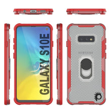 Load image into Gallery viewer, Funda Punkcase Galaxy S10e [Serie Magnetix 2.0] Funda transparente TPU protectora con soporte [Rojo]
