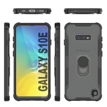 Load image into Gallery viewer, Funda para Galaxy S10e de Punkcase [Serie Magnetix 2.0] Cubierta transparente de TPU protectora con soporte [Negro].
