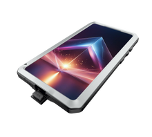 Load image into Gallery viewer, Funda de Metal Galaxy S24 Ultra, Cubierta de Armadura Resistente de Grado Militar [a prueba de golpes] Cuerpo Completo Duro [Plata]
