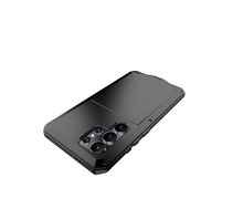 Load image into Gallery viewer, Funda de metal para Galaxy S24 Ultra, resistente de grado militar, cubierta de armadura resistente [a prueba de golpes], cuerpo completo resistente [blanco].
